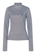 Schnittmuster schmales Damenshirt mit langen Ärmeln Burda 5610 Gr. 34-44