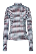 Schnittmuster schmales Damenshirt mit langen Ärmeln Burda 5610 Gr. 34-44