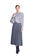 Schnittmuster schmales Damenshirt mit langen Ärmeln Burda 5610 Gr. 34-44