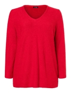 Schnittmuster leger geschnittener Damenpullover mit V-Ausschnitt Burda 5612 Gr. 46-60