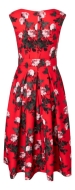 Schnittmuster feminines Damenkleid mit tiefen Kellerfalten Burda 5618 Gr. 34-46