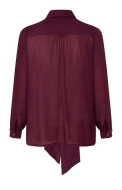 Schnittmuster hübsche Damenbluse mit Schleifenkragen Burda 5619 Gr. 46-60