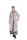 Modell trägt ein klassischer Damenmantel mit Trenchcoat-Details genäht nach dem Schnittmuster 5620 von Burda