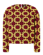 Schnittmuster legerer Damenpullover mit modischen Ärmeln Burda 5623 Gr. 36-48