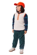 Schnittmuster warmer Kinderpullover mit Kängurutasche und Reißverschluss Burda 9183 Gr. 104-146