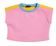 Schnittmuster einfaches Mädchenshirt mit kurzen Ärmeln Burda 9184 Gr. 104-146