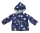 Schnittmuster hübsche Kinderjacke mit vorderem Reißverschluss und Kapuze Burda 9188 Gr. 68-104