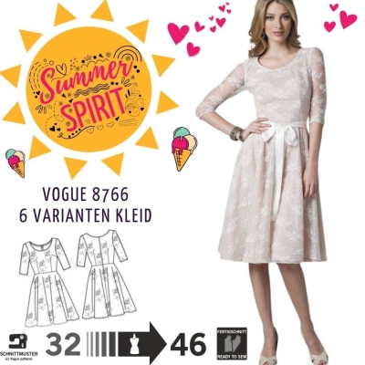 Sewing Pattern Vogue 8766 Dress