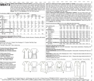 Schnittmuster McCalls 6473 Berufsbekleidung 34-50