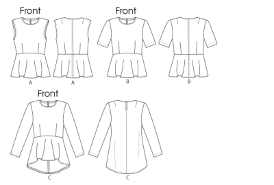 sewing pattern Vogue 8815 Shirt