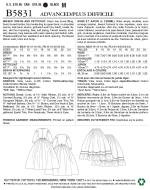 Schnittmuster Butterick 5831 Kostüm historisches Kleid Gr. 34-50