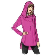 wird aussortiert: Schnittmuster Vogue 8854 Tunikashirt, Hoodie Gr. 32-40