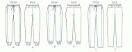 sewing pattern Vogue 8909 Hose in Gr. ZZ L-XL-XXL (42/44-46/48-50/52)