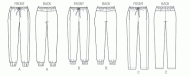 sewing pattern Vogue 8909 Hose in Gr. ZZ L-XL-XXL (42/44-46/48-50/52)