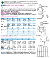 Schnittmuster aus Papier KwikSew 3981 Schlafanzug Men XS-S-M-L-XL