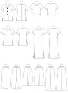 butterick sewing pattern nähen 3039 16W-20W (42-44-46)