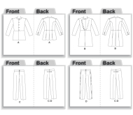 Sewing Pattern McCalls 4745 Costumes S-L englisch 34-44 (europäisch 44-54)