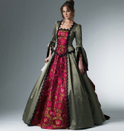 mccalls sewing pattern nähen 6097 Historisches Kostüm AA 6-12 (32-38)