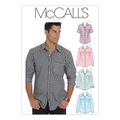 mccalls sewing pattern nähen 6044 Hemd XN: XL-XXL-XXXL englisch 46-56 (europäisch 56-66)