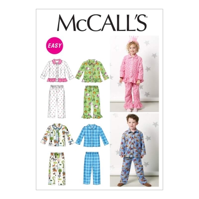 Sewing Pattern McCalls 6458 Sleepwear