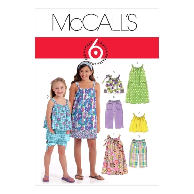 mccalls sewing pattern nähen 5797 Kombi CHJ 7-14 (134-164)
