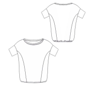sewing pattern Berlin Shirt Baiba 34 (US 8)