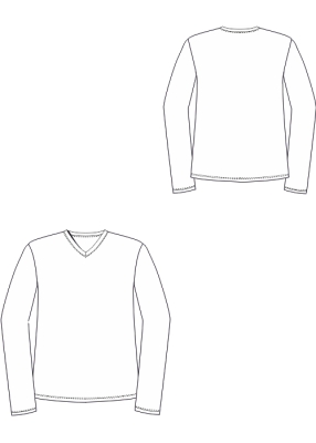 sewing pattern Berlin Shirt Benedikt 58 (US 48)