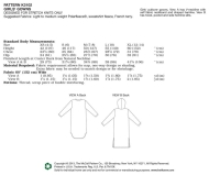 Schnittmuster aus Papier KwikSew 3102 Mädchennachthemd Gr. 104-156