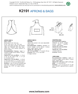 Sewing Pattern KwikSew 2191 Accessoires S-M-L