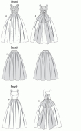 sewing pattern Vogue 8729 Kleid EE 14-20 (40-42-44-46)