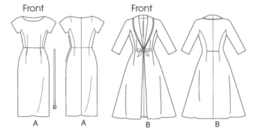 sewing pattern Vogue 8875 Vintagekombi B5 8-16 (34-42)