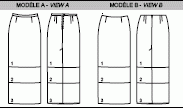 Jalie sewing pattern nähen 2560 Rock Gr. 0-22 (30-52)