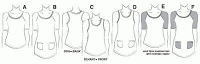 Jalie sewing pattern nähen 3245 Shirt Gr. 2-13 (92-155) und 4-22 (32-52)