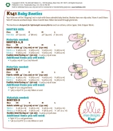 Schnittmuster aus Papier KwikSew 0141 Babyschuhe