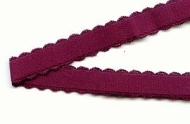 elastisches Trägergummiband aubergine, ca. 1,4cm...