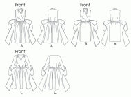 butterick sewing pattern nähen 5850 Sommerkleid F5 16-24 (42-50)