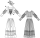 Schnittmuster Burda 7171 Historisches Kleid, Renaissance Gr. 36-50