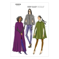 Schnittmuster Vogue 8959 Cape in Gr. ZZ L-XXL (42-52)