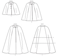 Schnittmuster Vogue 8959 Cape in Gr. ZZ L-XXL (42-52)